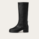 Ikar High Boots, waxed black